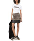 Michael Michael Kors Leopard Print Faux Leather Mini Skirt Sizes
